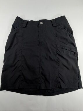 Duluth Trading Black Stretch Hiking Skort Size 8 Utility Outdoor Travel